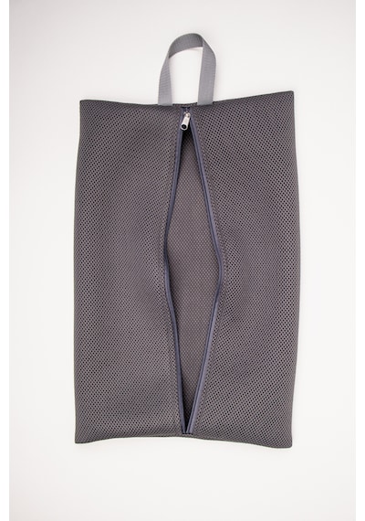 Fabric Craft Bag Valiz Organizer 6 Parça Düzenleyici Çanta Seti Gri Air Mesh File Kumaş Fermuarlı Çok Amaçlı