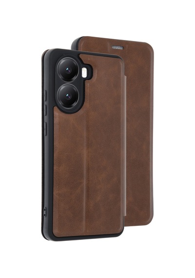 Xiaomi Poco X7 Pro Uyumlu Kılıf Flip Cover - Taba