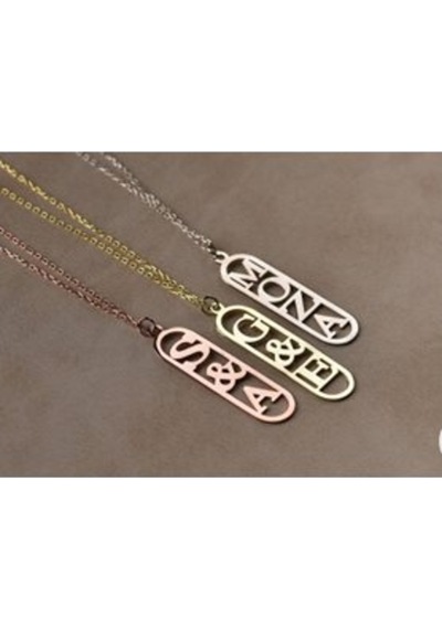 Gümüş Harf Kolye 487342699