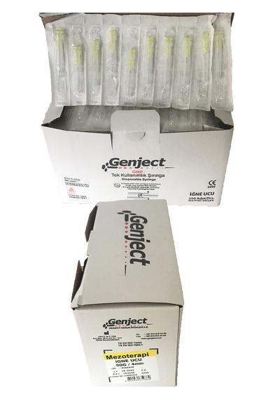 Genject Mezoterapi İğne Ucu 30 G x 4 MM 250'li