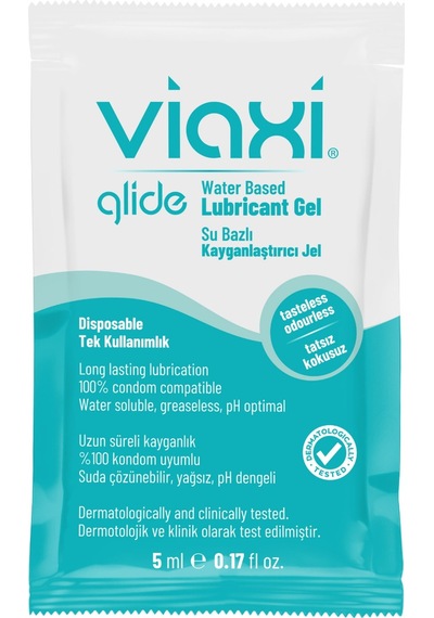 Viaxi Glide Kayganlaştırıcı Jel 5 ML x 100 Adet