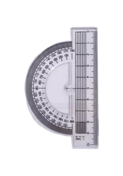 Jouis Cetvel Seti Çizim Takımı 30 Cm Cetvel Pergel Gönye İletki Şeffaf Çizim Takımı Pergelli Çizim Seti 4 Par Diğer