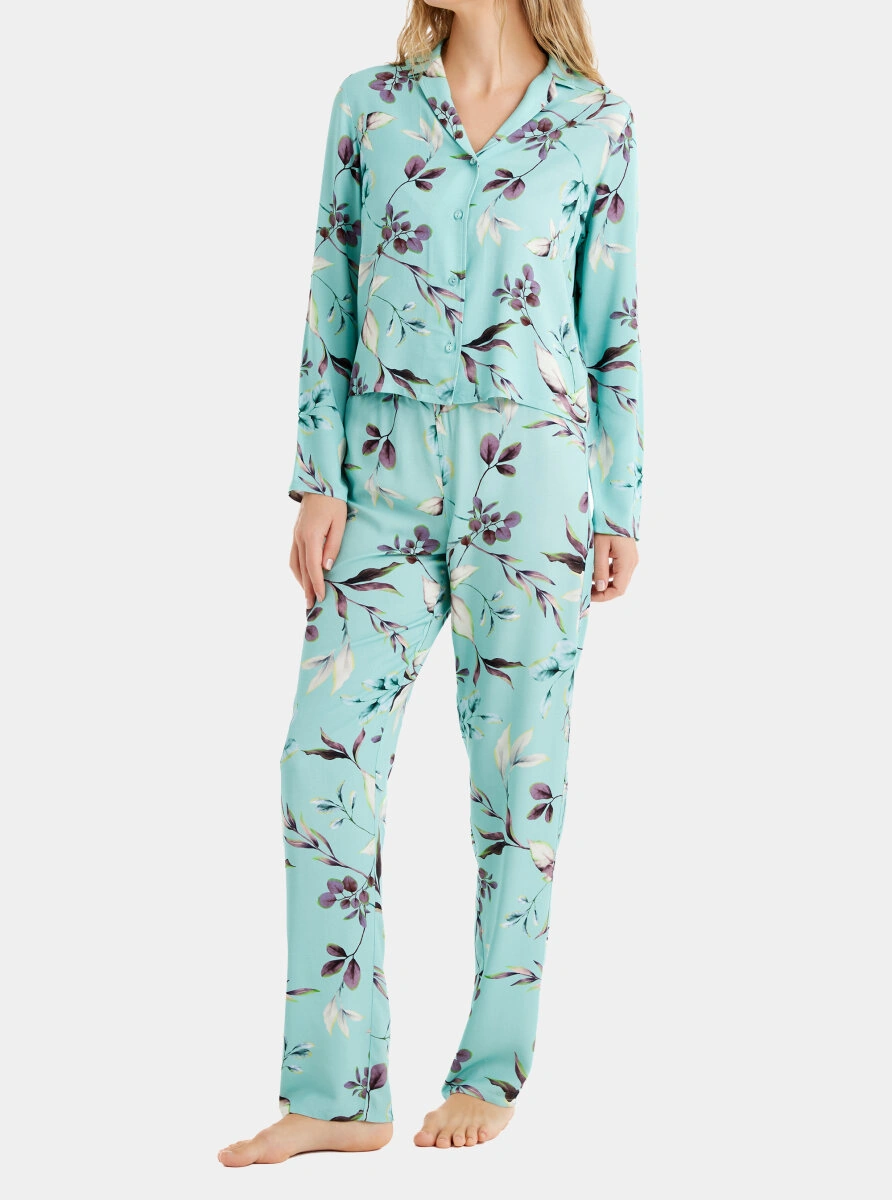 Blackspade Kadın Pijama Takımı 51662 - Desenli