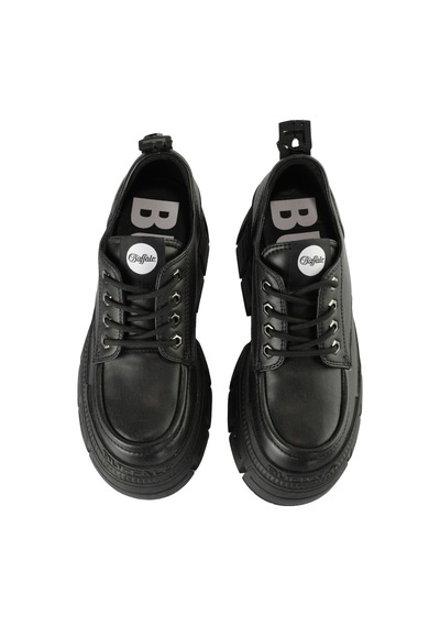 Oxford Klasik Kadın 1622349 Buffalo Gospher Lace Up Cs - Vegan Nappa - Black Siyah