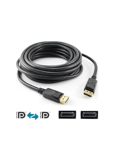 Displayport To Displayport Kablosu Display Port Dp Bağlantı 1.8 M