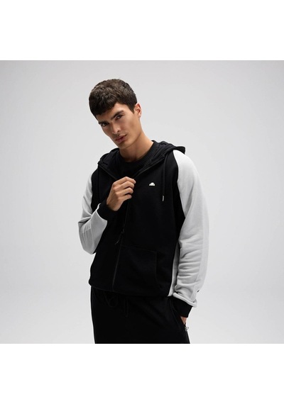 Ellesse Em560-bk Fermuarlı Kapüşonlu Erkek Sweatshirt - Siyah Siyah