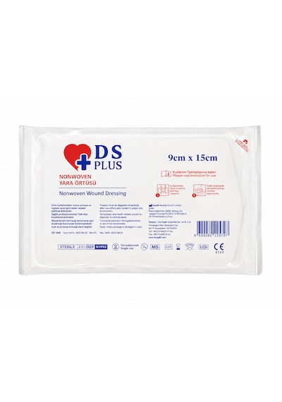 Ds Sağlık Nonwoven Yara Örtüsü 9cm 15cm 10'lu