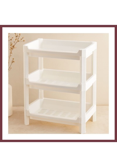 Storeşahin 3 Katlı Geniş Sepet Organizer Raf Ünitesi 510x205x685 Mm Shn0720 Çok Renkli