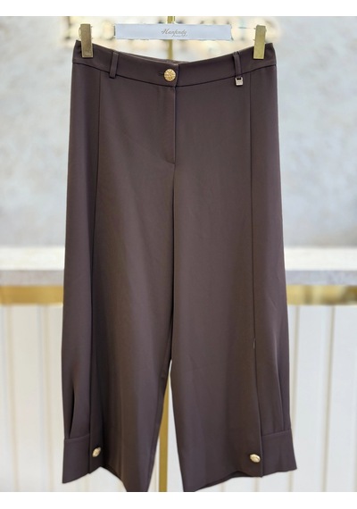 Sentez Sz-5626-k Kahve Renk Paça Düğmeli Pantolon Çok Renkli