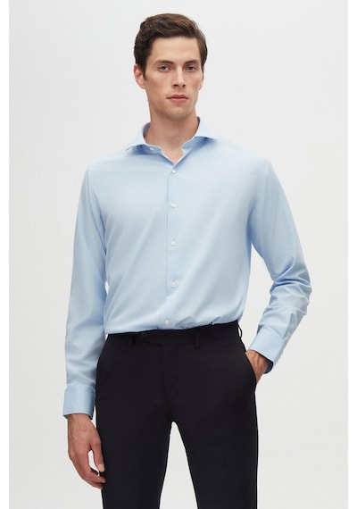 D'S Damat Ds Damat Slim Fit Açık Mavi İtalyan Yaka Kolay Ütülenebilir 2'li Gömlek 2hf02ortbn85 Açik Mavi