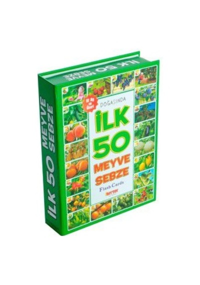 Diytoy İlk 50 Meyve Sebze Zeka Kartları Eğitici Kartlar