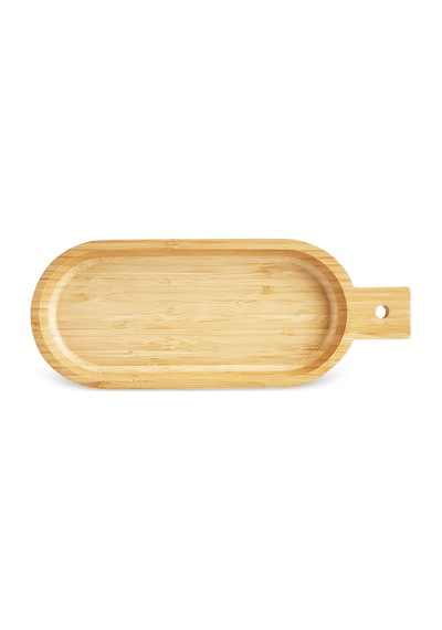 Karaca Bambu Lora Saplı Sunumluk 33 Cm Kahverengi