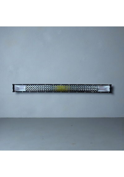 Offroad Oval Tepe Sis Lambası 80cm Beyaz-amber Çakarlı 135 Led 405w Eğimli Yayıcı Delici Off Road