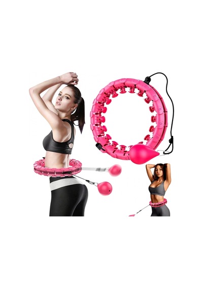 Ayarlanabilir Akıllı Hula Hoop Mor 680 Gr Ağırlık Toplu Masaj Halkalı Egzersiz Çemberi Çok Renkli