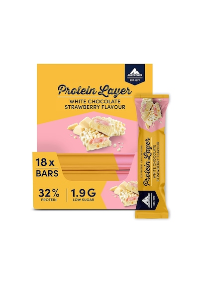 Multipower Protein Layer Bar 18 Adet Beyaz Çikolata & Çilek Aromalı Protein Bar