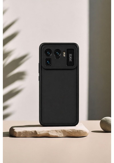 Mi 11 Ultra Ve Mi 11 Uyumlu Kamera Çıkıntılı Mat Silikon Telefon Kılıfı Resimdeki