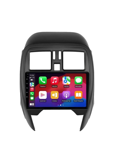 Nissan Micra 2013-2018 Android Multimedya Carplay Android Auto Navigasyon 10gb Ram 256gb Pro 9"