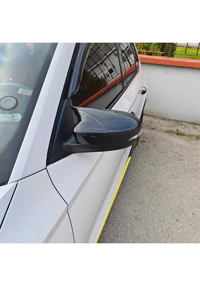 Skoda Fabia Mk3 Batman Yarasa Ayna Kapağı Piona Black Abs 2015-2021 Sinyalli