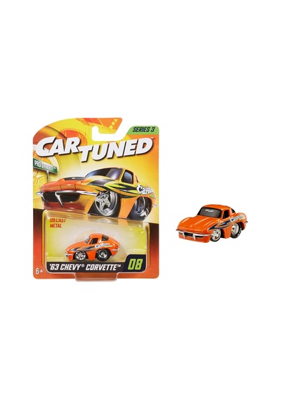 Entertaintment Cartuned S3 1963 Chevy Corvette Stingray - Turuncu Pro Street Araba