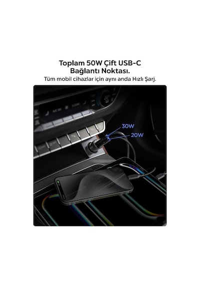 Spigen 50w Usb-c 2 Port Araç İçi Hızlı Şarj Aleti Samsung Pps Destekli Akım Korumalı Güç Adaptörü Çakmaklık İphone & Android & İpad & Macbook Type-c Pd 3.0 30w + 20w Ev502 Black Siyah Spigen 50w Usb-c 2 Port Araç İçi Hızlı Şarj Aleti Samsung Pps Destekli Akım Korumalı Güç Adaptörü Çakmaklık İphone & Android & İpad & Macbook Type-c Pd 3.0 30w + 20w Ev502 Black Siyah