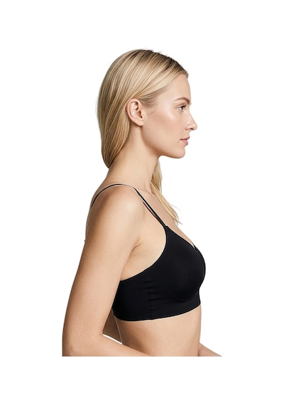 New Bra 6700-desteksiz B Cup Hayalet Sütyen Siyah