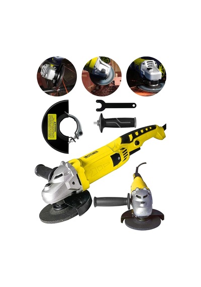Tr Alman 3000 Watt Devir Ayarli Sjs Çift Metal Dişli Şanzuman Demir Metal Kesme Taşlama Makinesi 125mm