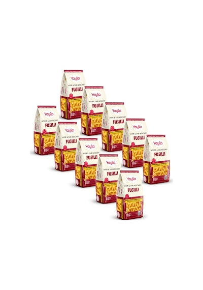 Yayla Mısır Ve Sarı Mercimek Fusilli Makarna 400 G X10