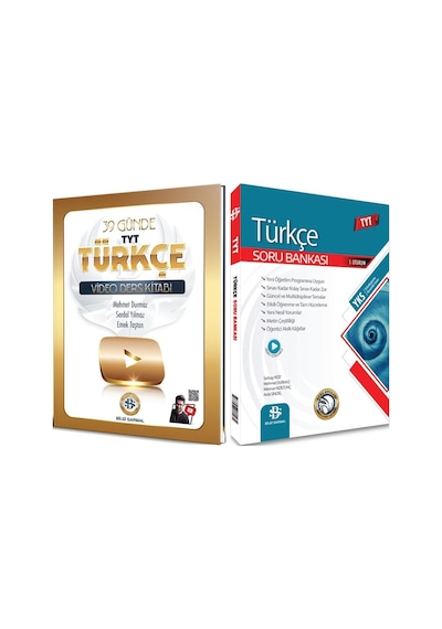 Bilgi Sarmal Tyt Türkçe 39 Günde Video Ders Kitabı Ve Soru Bankası Seti 2 Kitap