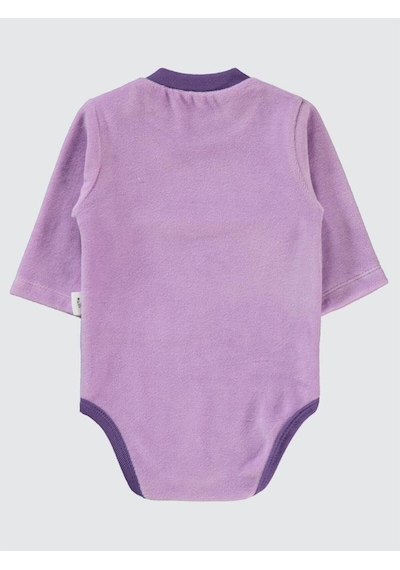 Civil Baby Bulut Baskılı 1-18 Ay Çıtçıtlı Badi Lila