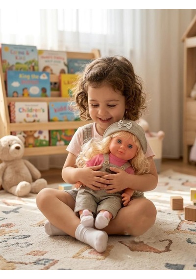 Lucia Girl Konuşan 35 Cm - Etkileşimli Kolları Bacakları Ve Kafası Et Kutulu Oyuncak Bebek 54294196