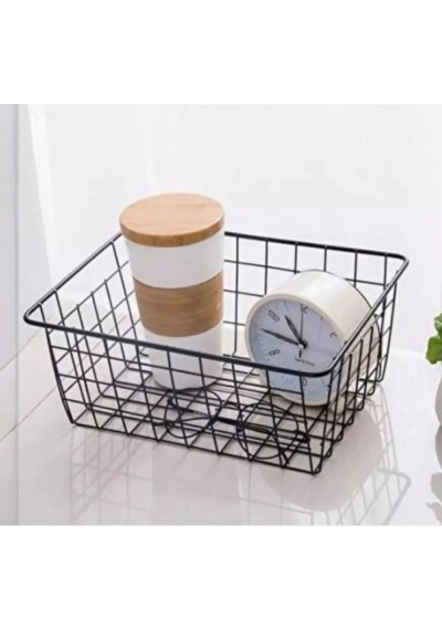 2 Adet Çok Amaçlı Sepet Organizer Banyo Düzenleyici Kiler Mutfak Organizer Dolap İçi Düzenleyici Met Diğer