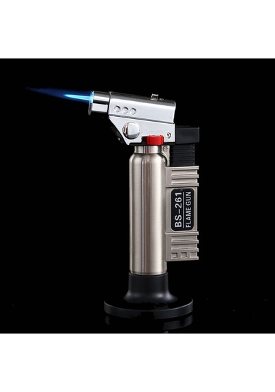 Bs-261 Bütan Gaz Torch Pürmüz Mavi Alev Çakmak Çok Renkli