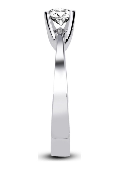 Kuyumcudukkani Tektaş Yüzük-10086-w-w 19 Beyaz