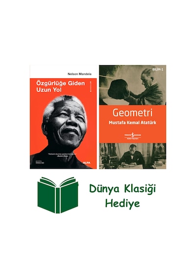 Özgürlüğe Giden Uzun Yol + Geometri + Dünya Klasiği Hediye