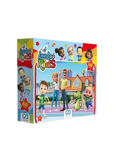 Looloo Kids 60 Parça 34x24cm Çocuk Puzzle Yapboz Serisi