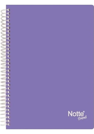 Trend A4 40 Yaprak Spiralli Pvc Kapak Çizgili Defter