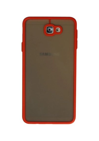 Samsung Uyumlu Galaxy J7 Prime Uyumlu Kılıf Montreal Silikon Kapak - Kırmızı