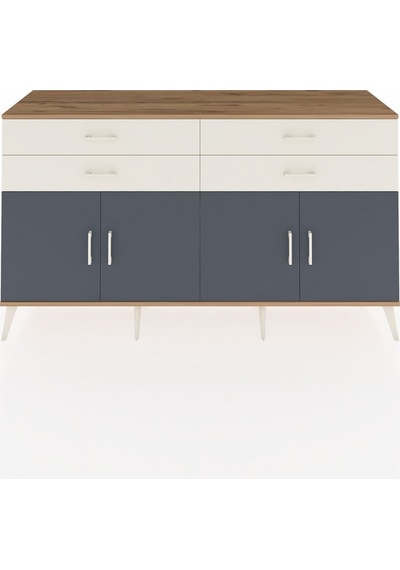 Hyperion Konsol 2 Raflı 4 Çekmeceli 8 Kapaklı 176x44x99 Çam-antra Çam-antrasit/aytaşı Hyperion Konsol 2 Raflı 4 Çekmeceli 8 Kapaklı 176x44x99 Çam-antra Çam-antrasit/aytaşı