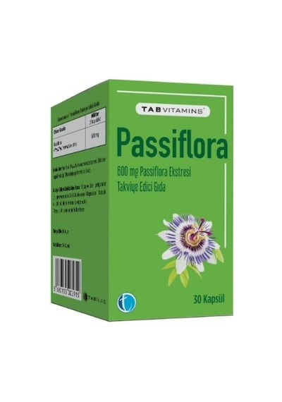 Tabvitamins Passiflora 600 Mg 30 Kapsül