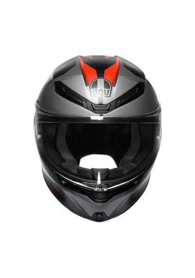 Agv Kask K6 S Karve Matt Black Grey Red Renkli