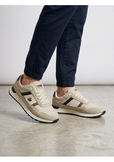 Hayo Stone Kaydırmaz Taban Mevsimlik Erkek Pu Sneaker Konforlu Spor Ayakkabı Bej - Siyah Hayo Stone Kaydırmaz Taban Mevsimlik Erkek Pu Sneaker Konforlu Spor Ayakkabı Bej - Siyah
