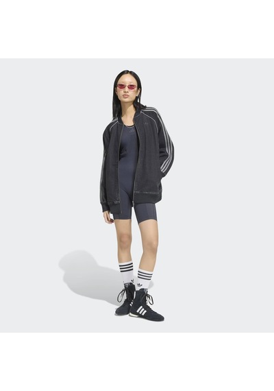 Adidas Sst Oversized Denim Kadın Siyah Ceket Kq6471