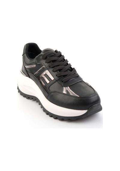 Bambi Siyah Kadın Sneaker K01791072909 Siyah