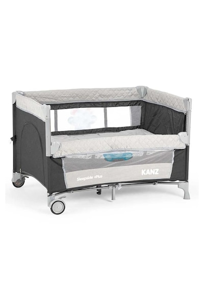 Kanz Sleepside +Plus Anne Yanı Park Yatak Ve Oyun Parkı Siyah + Yatak