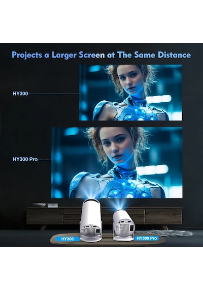 Ambition Projektör Hy300 Pro 4k Android 11 Çift Wifi6 260ansı