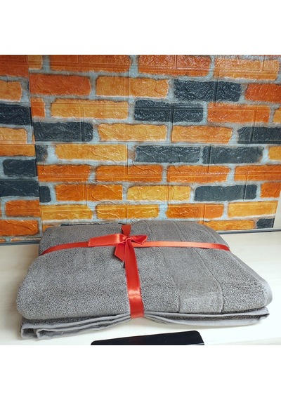 Özdilek Svv Border Kalın ve Süper Emici Yeni Seri Banyo Havlusu 76x147 - Charcoal Orta Gri