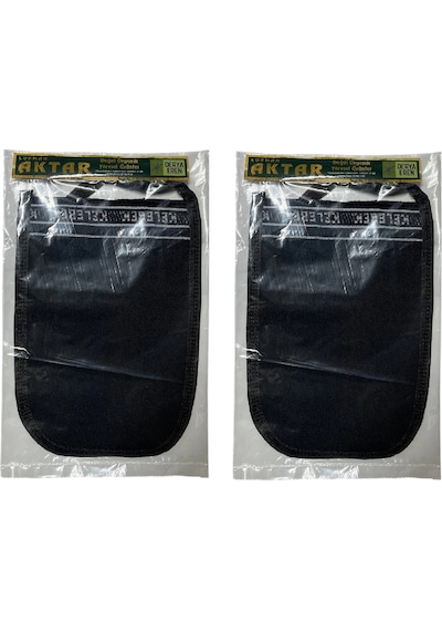 Kese Siyah %70 Floş El Geçmeli 300 Gsm 17 25cm ,2 Adet, Derya Eren