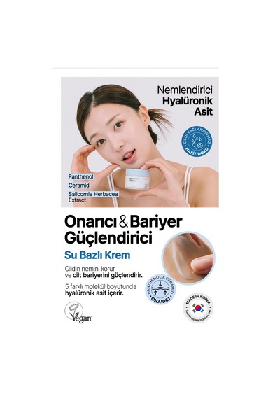 Yeppda hyalüronik asit kompleksi içeren Nemlendirici krem yeppda hyaluronic acid 5000 cream 50 ML