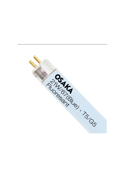 Osaka 21W Mavi T5 G5 Floresan Ampul 5 Adet