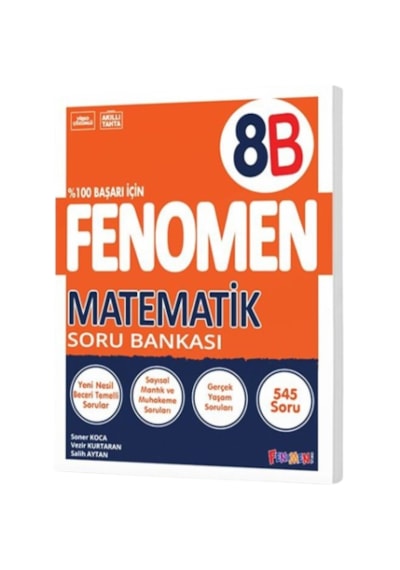 Fenomen 8. Sınıf Lgs Matematik B Soru Bankası